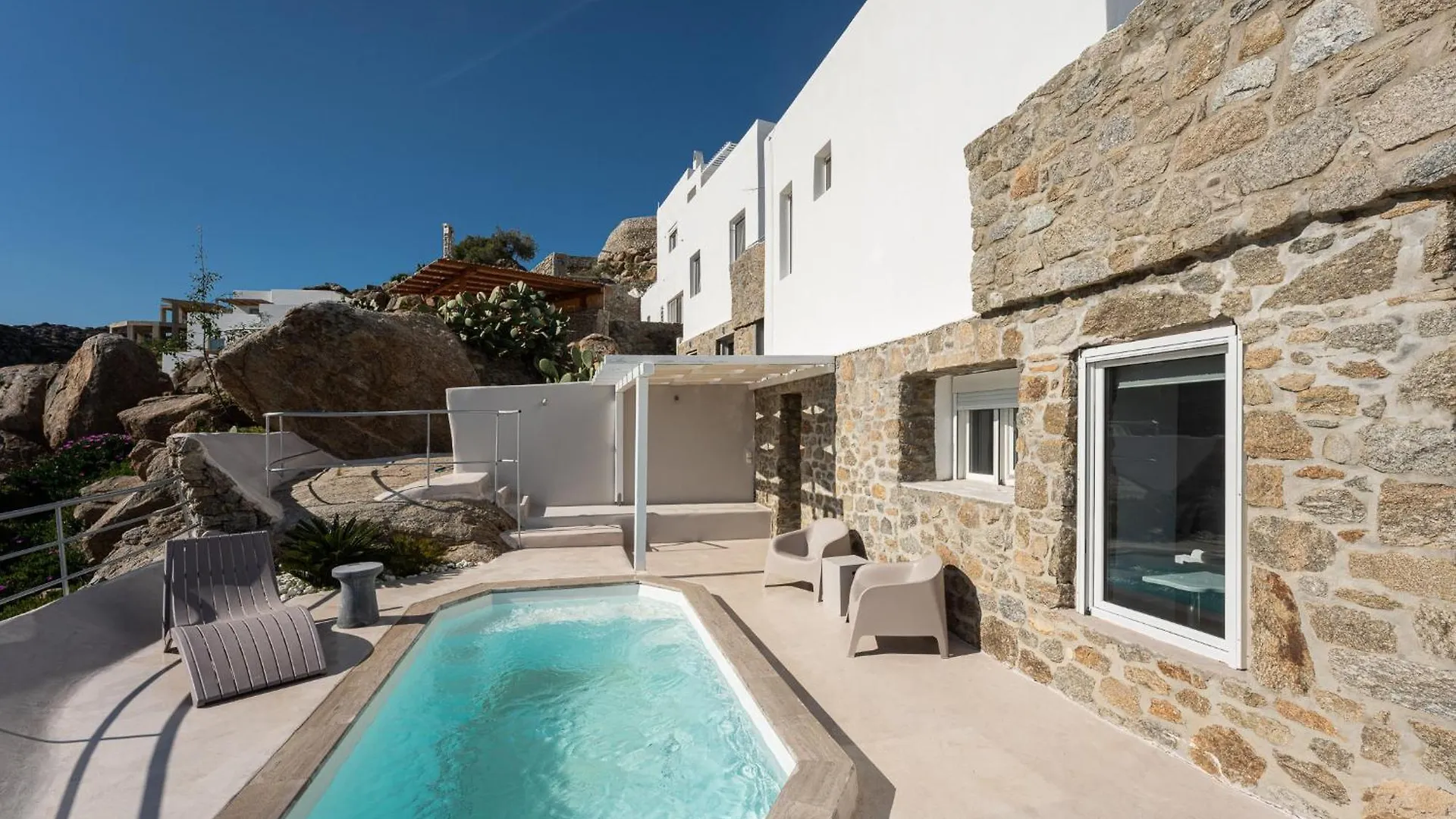 Villa Super Rockies Resort Super Paradise Beach  Greece
